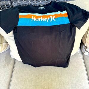 Hurley, Short Sleeve, Black, Shirt, Size Youth Large 10/12